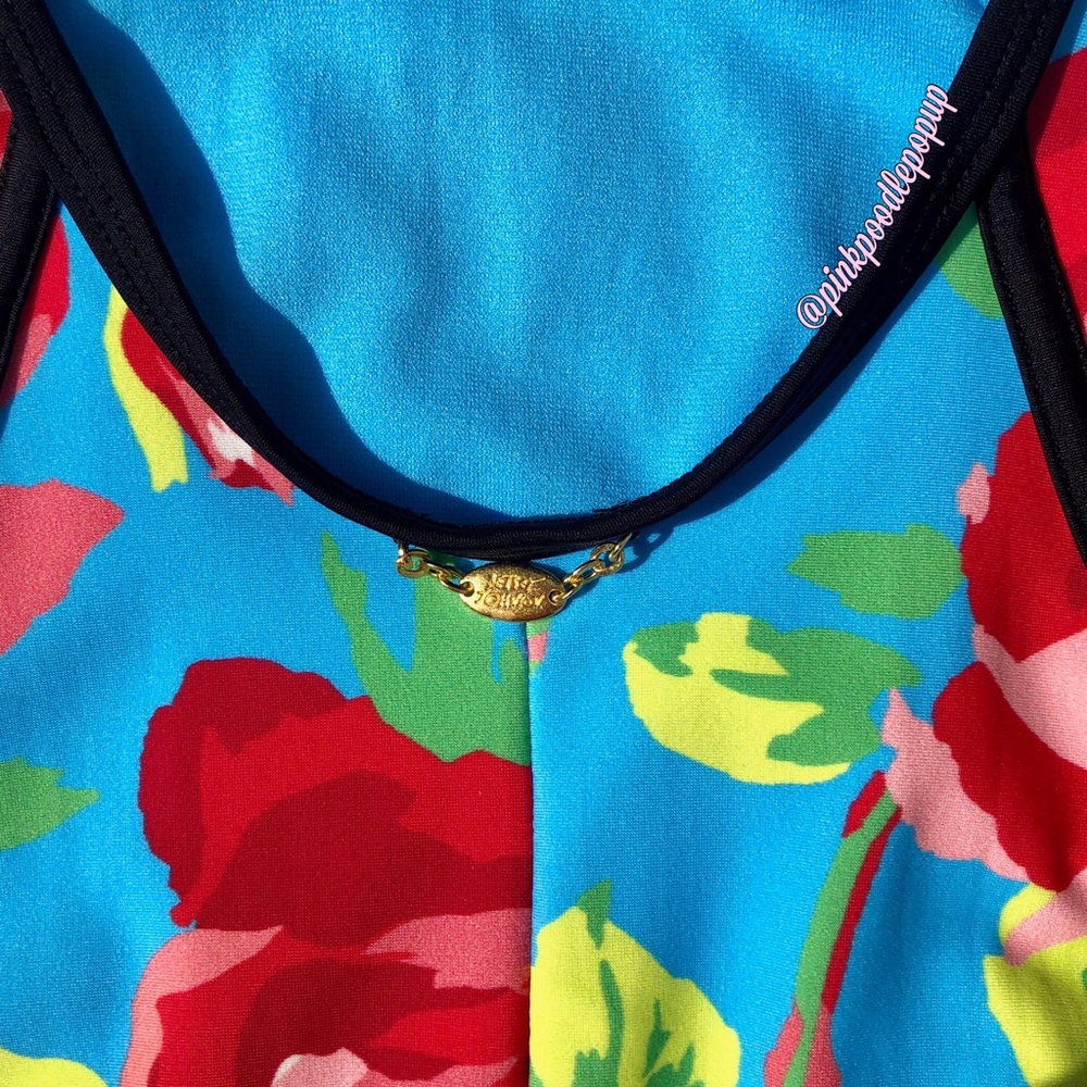 Betsey Johnson Bright Floral Retro Swimsuit 🌺 NWT - Picture 10 of 13
